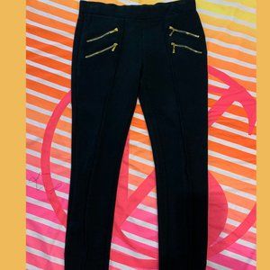 Black Jeans Zip in Front